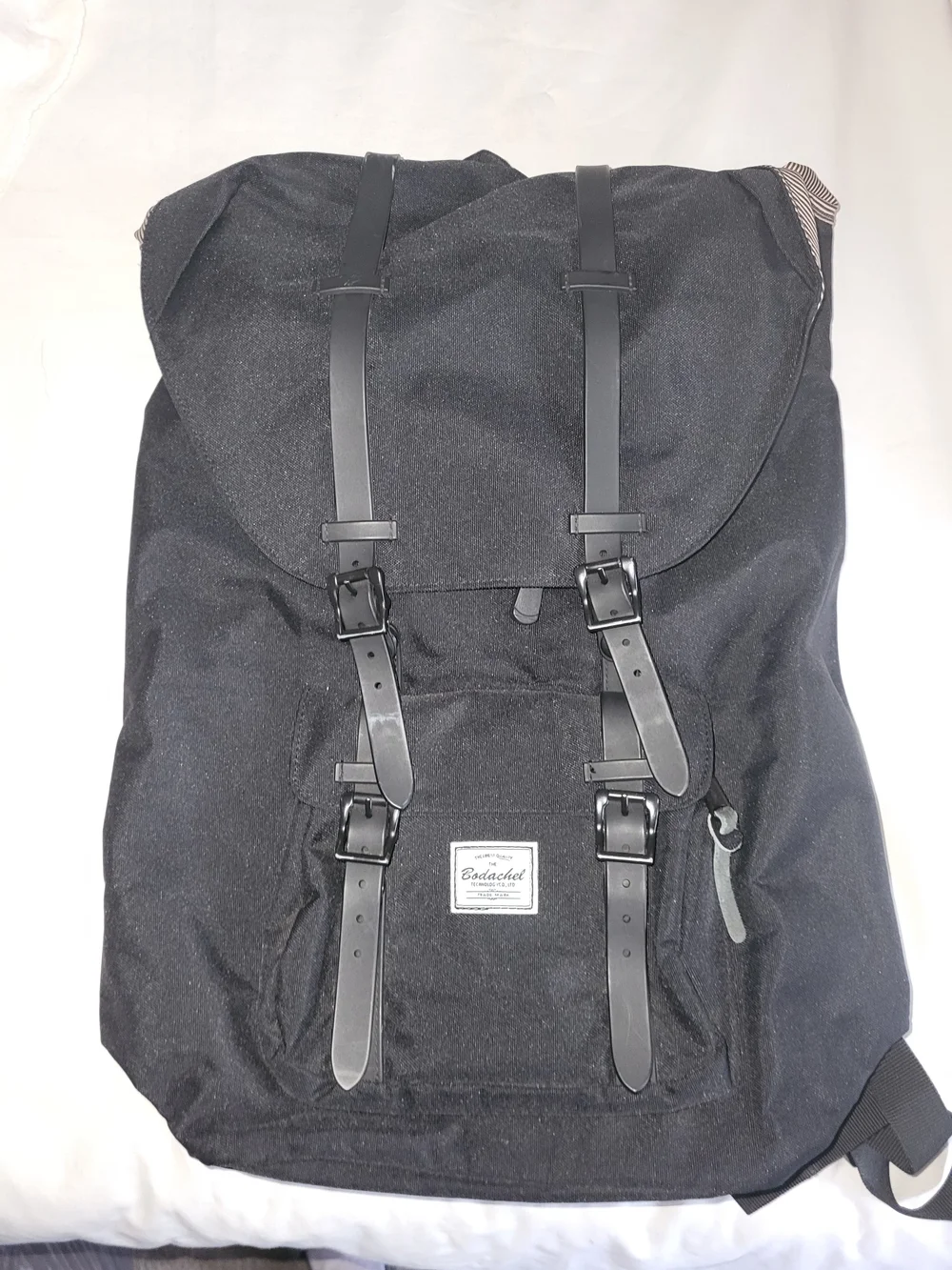 Herschel Supply Company Black Canvas Retreat Backpack